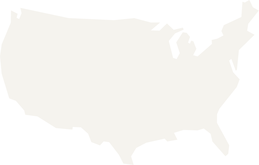Image of the map of the USA