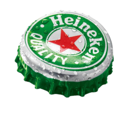 Image of a heineken bottle cap